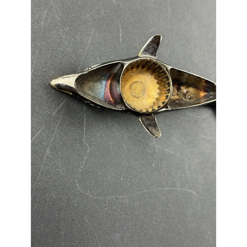 Vintage Brass Gold Dolphin‎ Nautical Figural Beer Bottle Opener Barware Germany